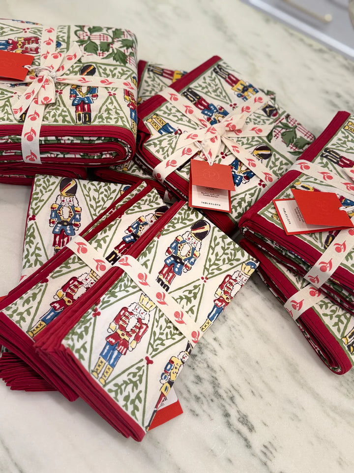 Holly Berry Nutcracker Napkins