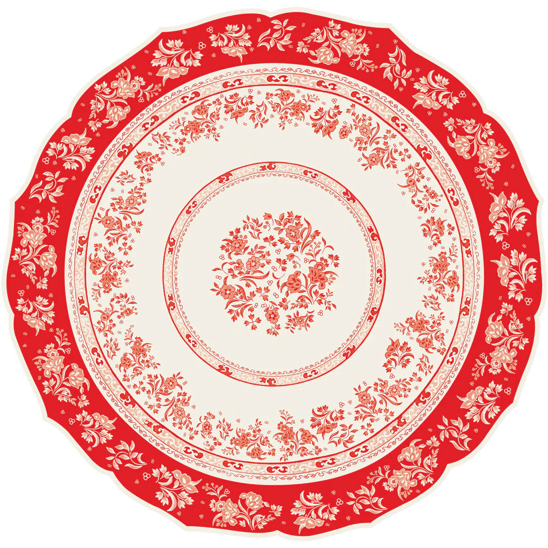 Red Regal Paper Placemats