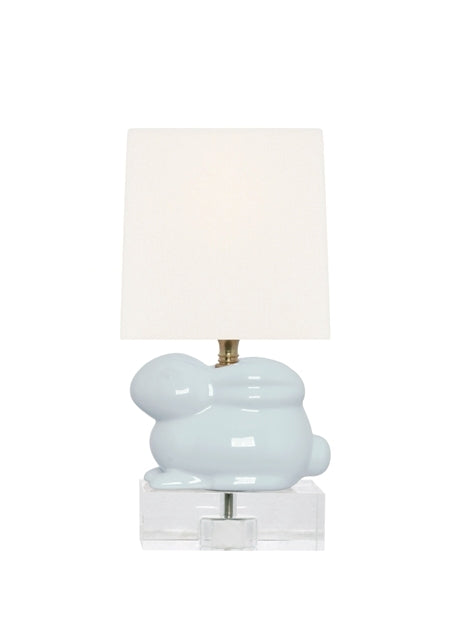 Light Blue Bunny Lamp