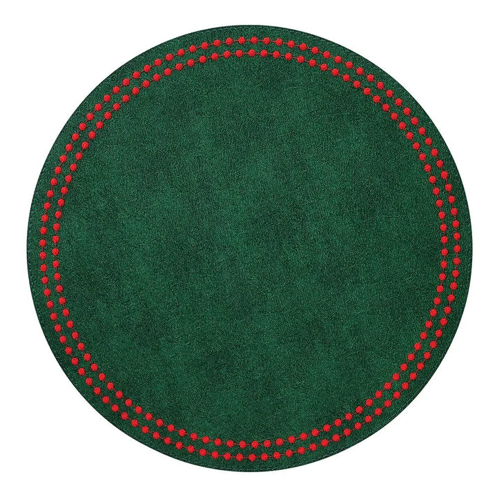 Pearls Forest Red Placemats