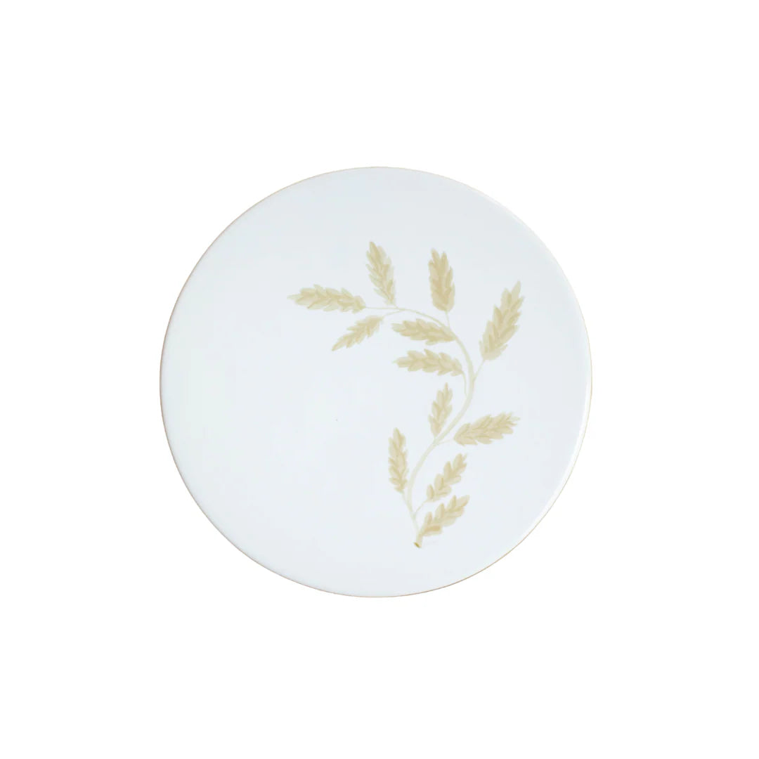Linen Wheat Polly Dessert Plate