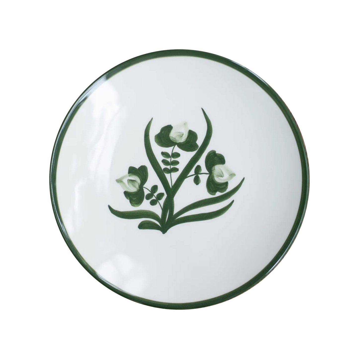 Green Lisbon Salad Plate