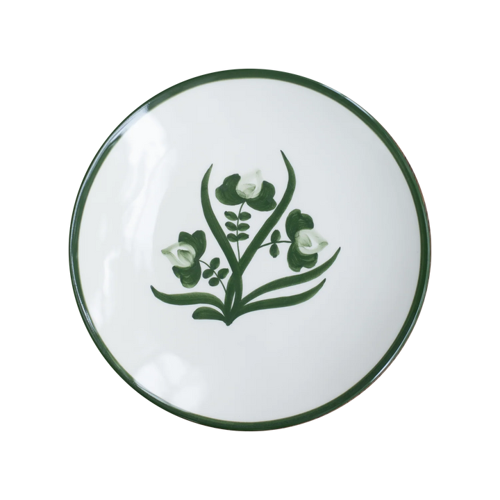 Green Lisbon Salad Plate