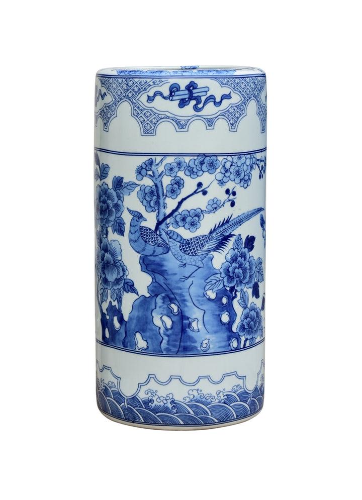 Blue Bird Umbrella Stand