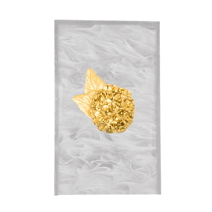 Hydrangea Pearl Guest Towel Box