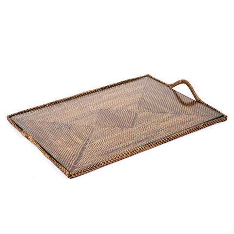 Medium Rectangular Tray with Glass