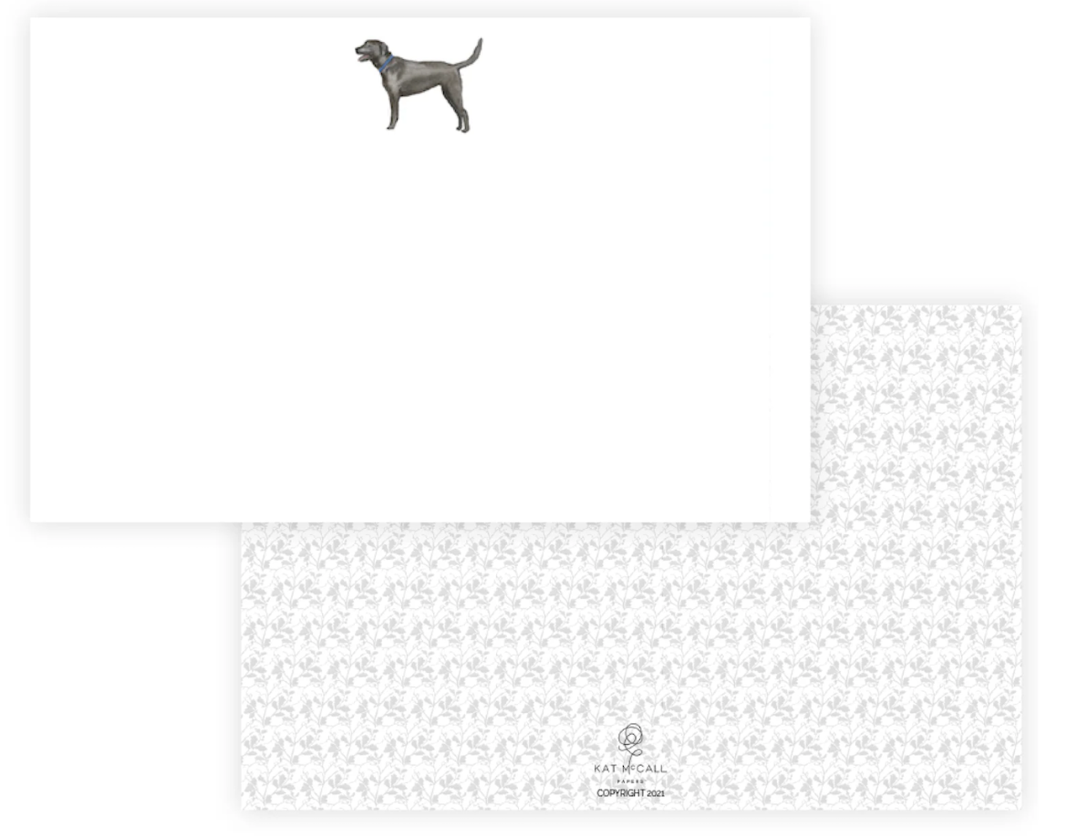 Black Lab Notecards