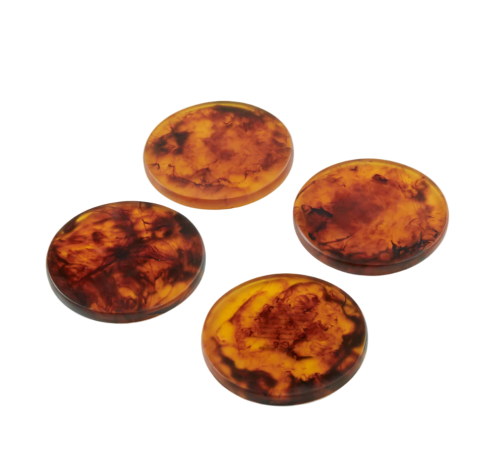 Tortoise Swirl Coasters