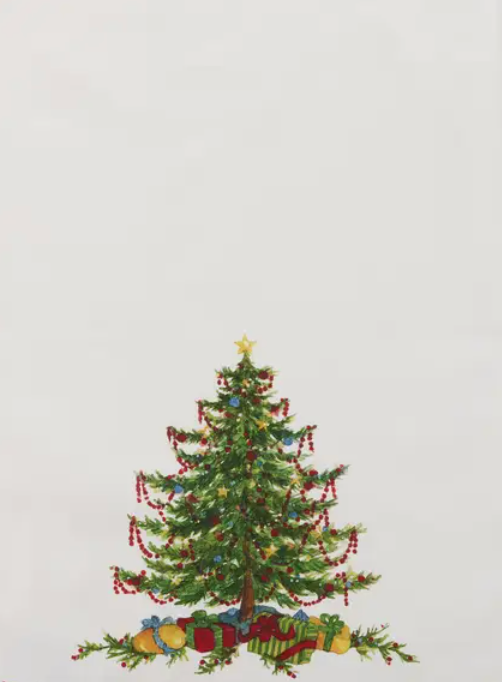 Classic Christmas Tree Towel