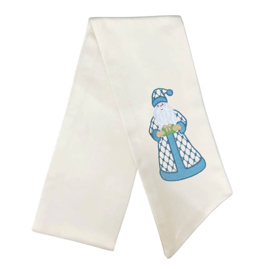 Blue Santa Sash