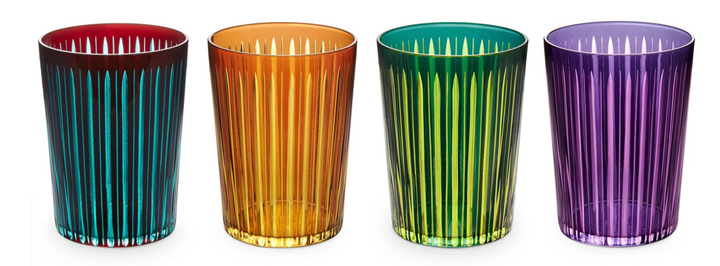 Assorted Prism Highball Set of Four