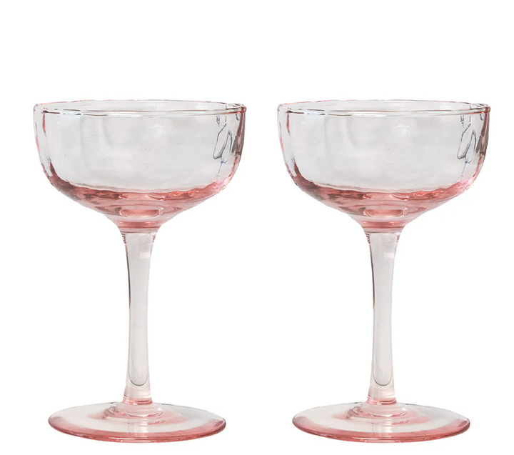 Blush Coupe Set of Two