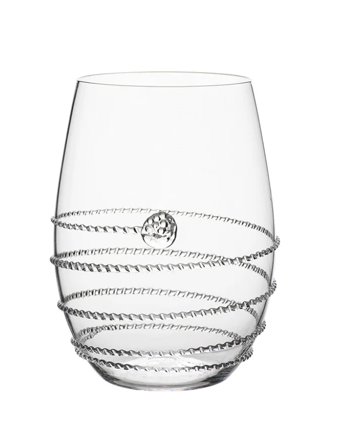 Stemless White Wine Glass
