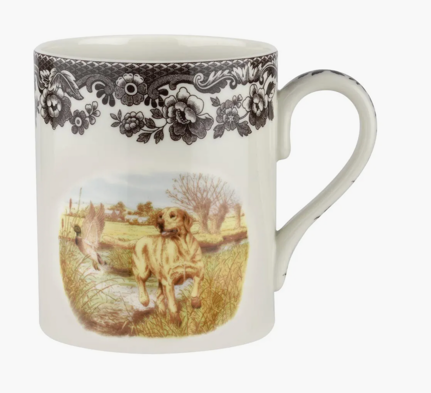 Yellow Lab Motif Woodland Mug