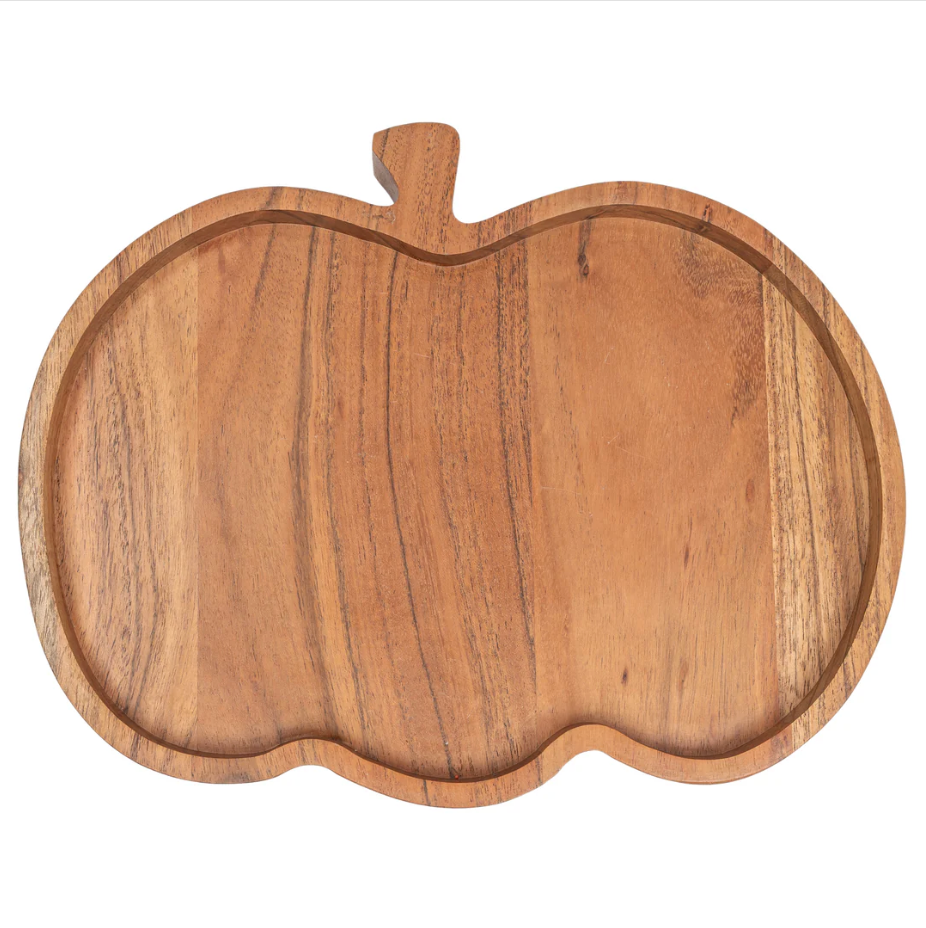 Pumpkin Wooden Tray