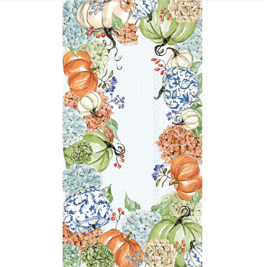 Fall Hydrangea Paper Guest Napkins