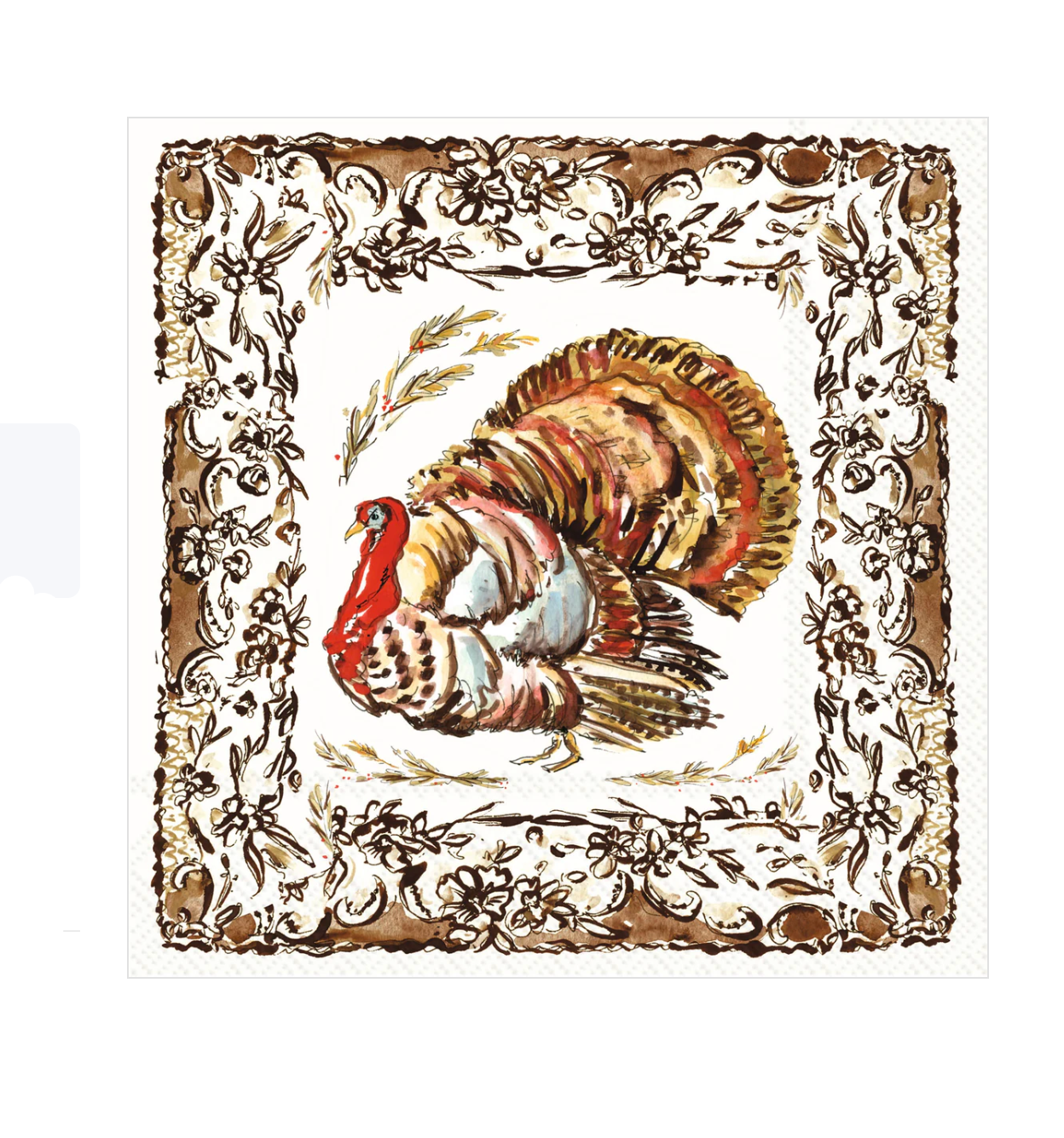 Turkey Paper Luncheon Napkins