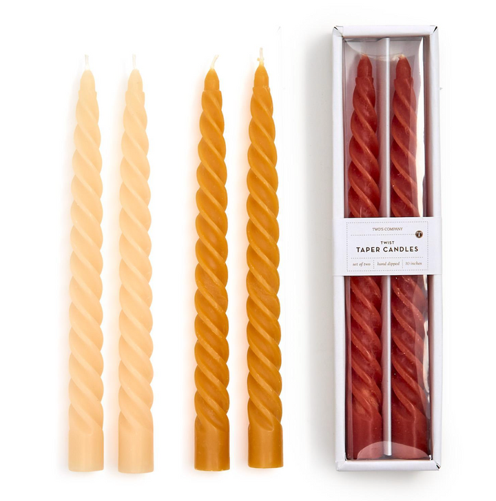 Set of 2 Taper Candles