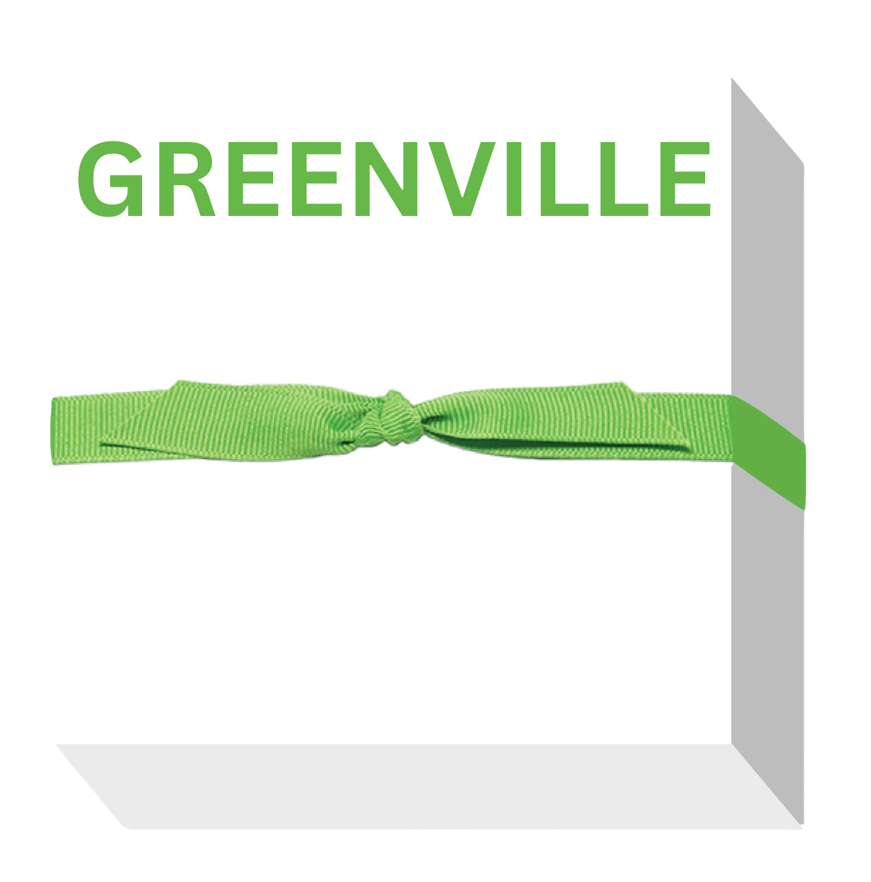 Custom Greenville LARGE Notepad