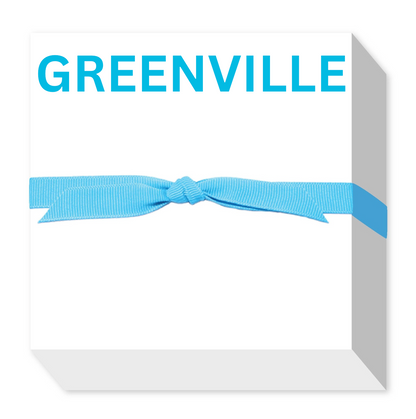 Custom Greenville LARGE Notepad