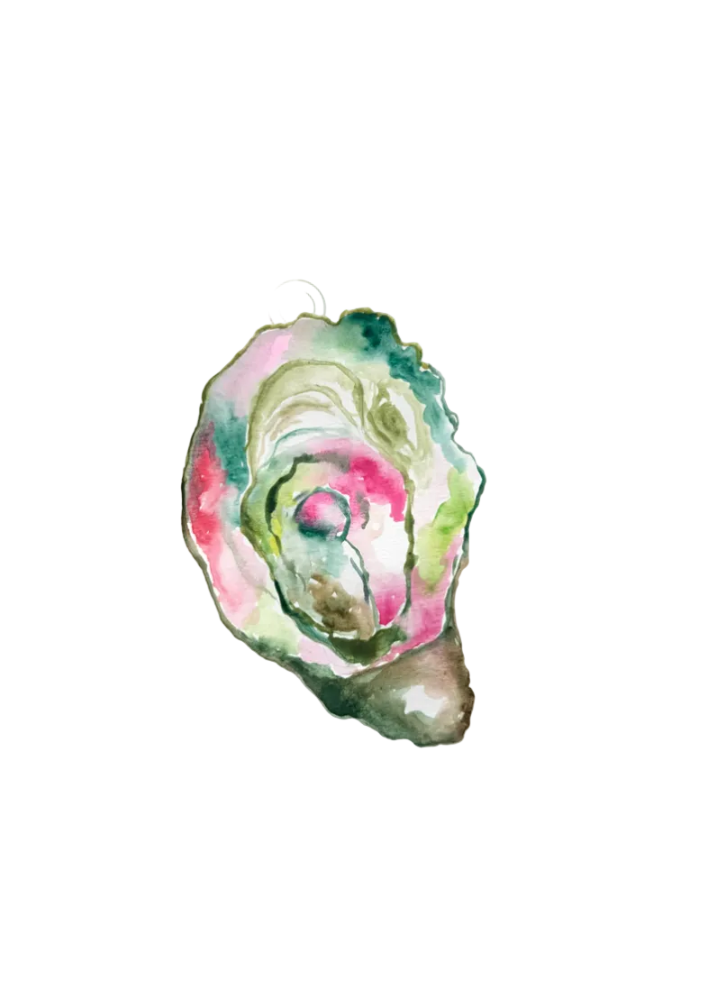 Acrylic Oyster Ornament