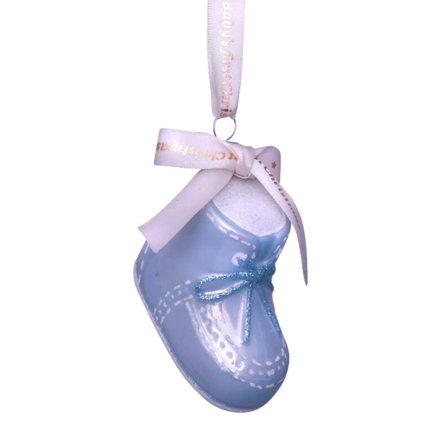 Baby's First Christmas Shoe Ornament