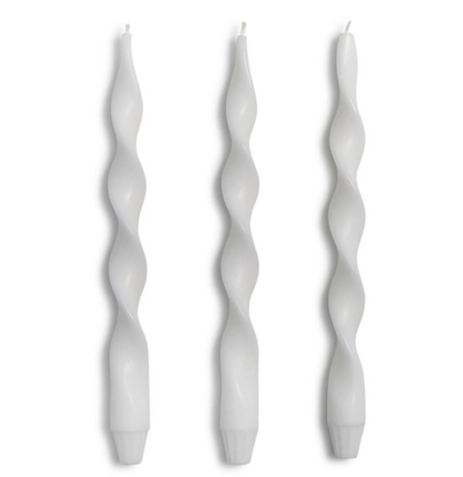 3 Twist Taper Candles