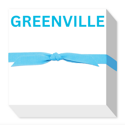 Custom Greenville LARGE Notepad