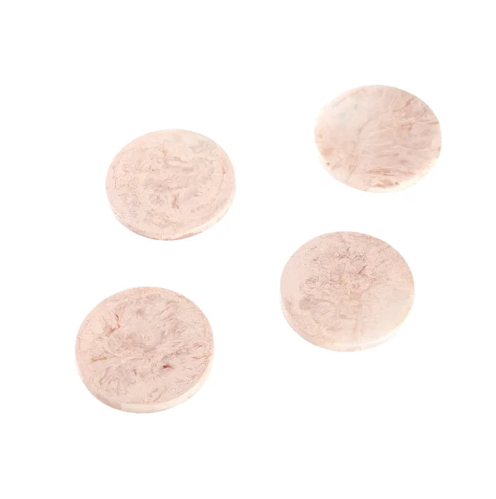 Blush Swirl Coasters (4)