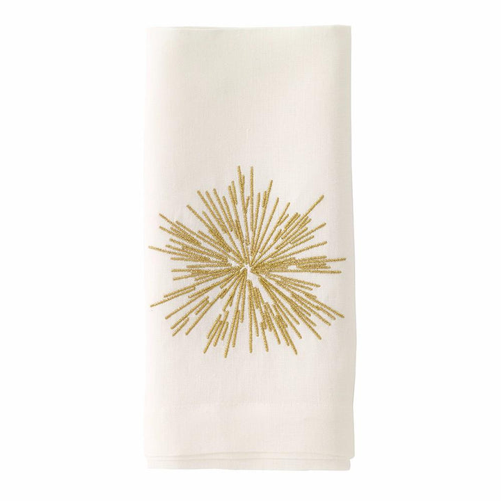 Starburst Gold Embroidered Napkins