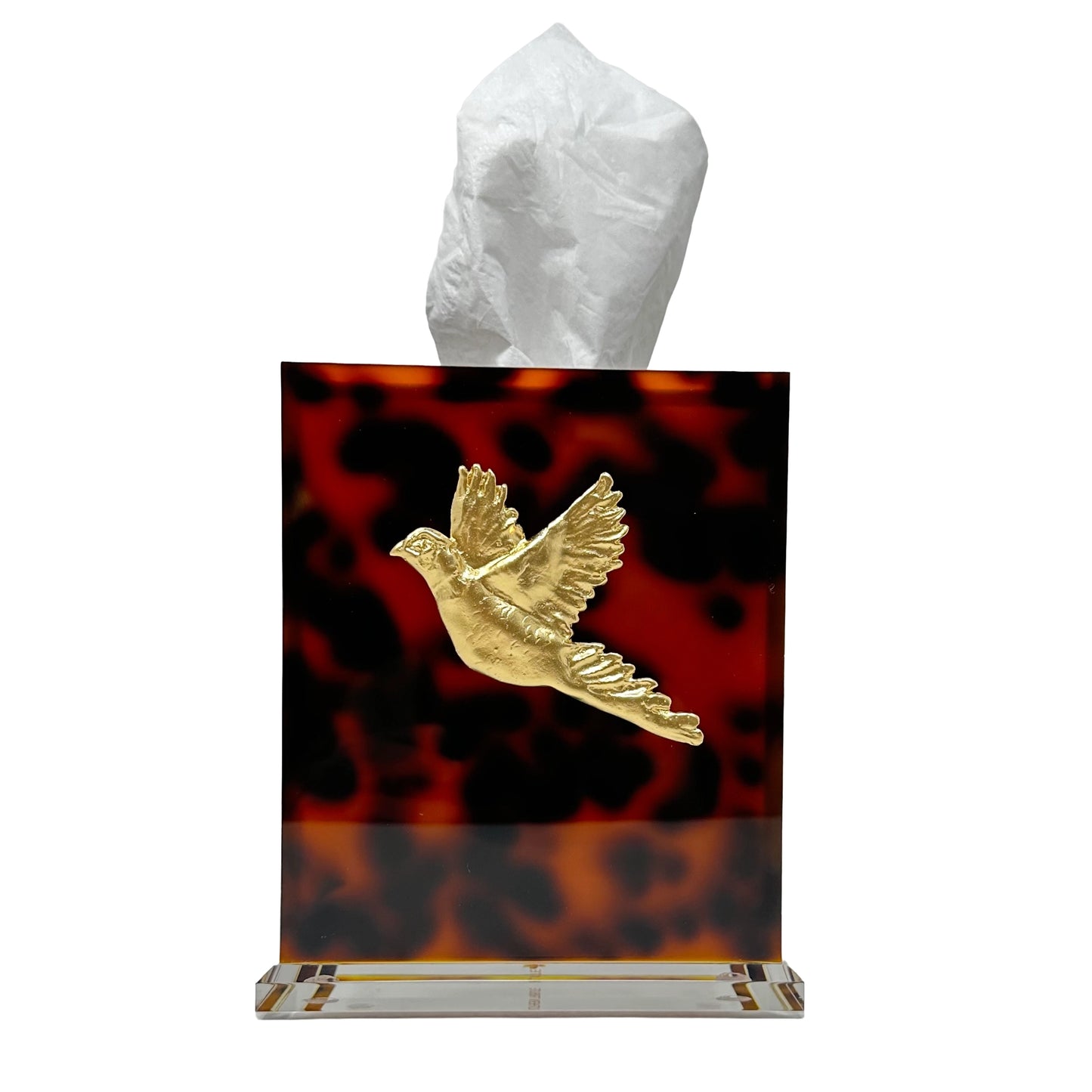 Pheasant Tortoise Tissue Box Cover