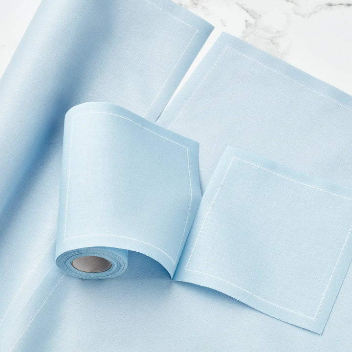 Blue Roll of Reusable Cocktail Napkins