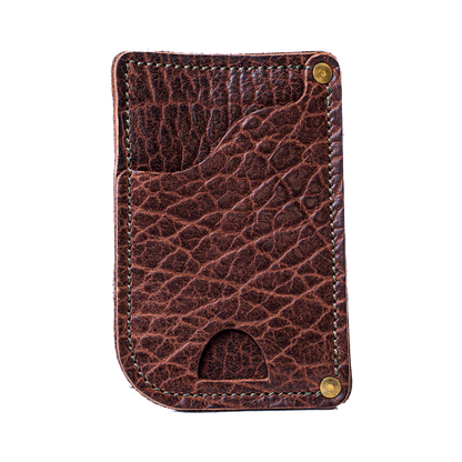 Cognac Bison Drivers Wallet