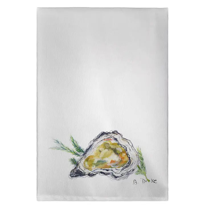 White Oyster Guest Towel