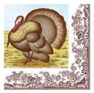 Woodland Turkey Paper Napkins