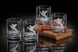 Pheasant Double Old Fashioned Glasses