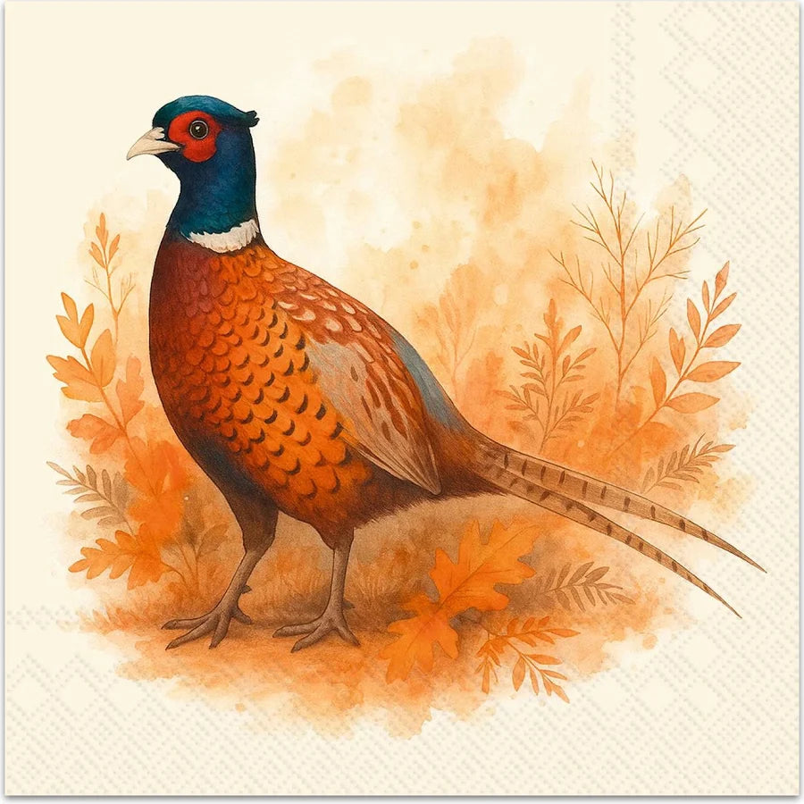 Pheasant Paper Cocktail Napkins