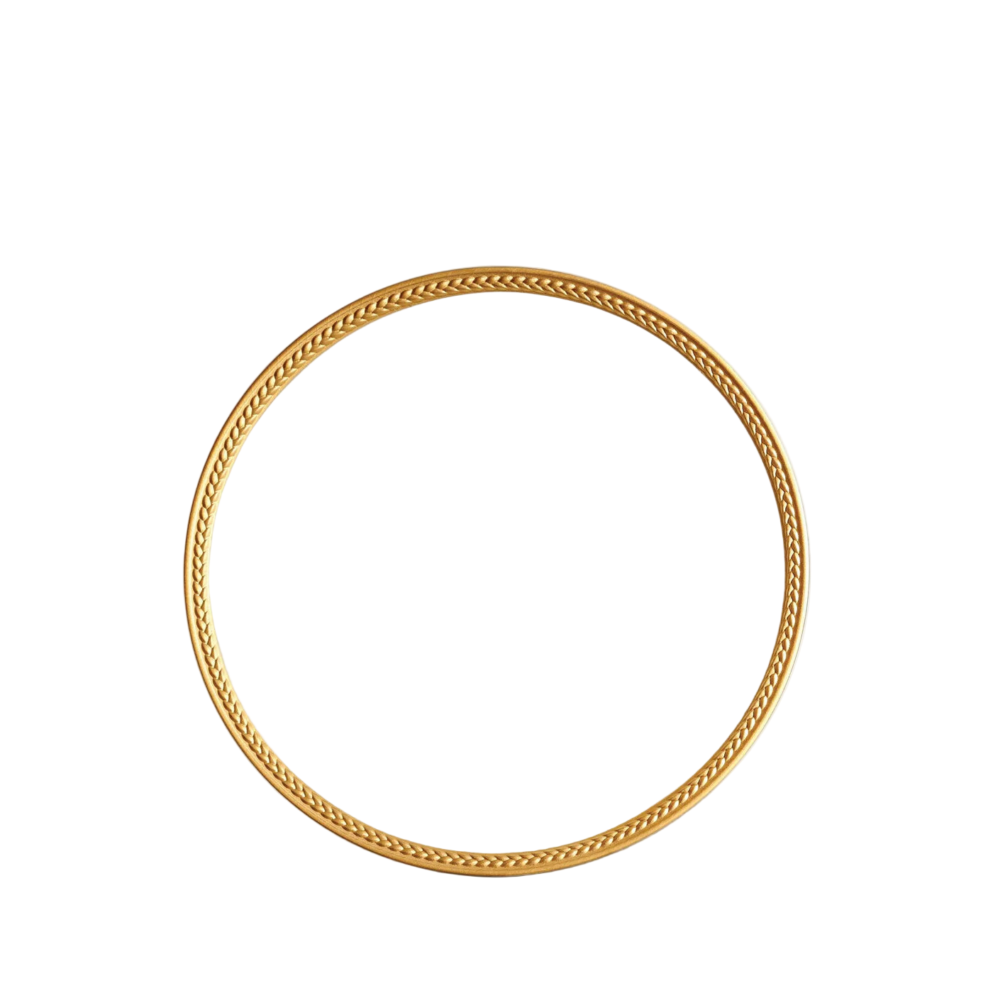 Soie Tresse Gold Dessert Plate