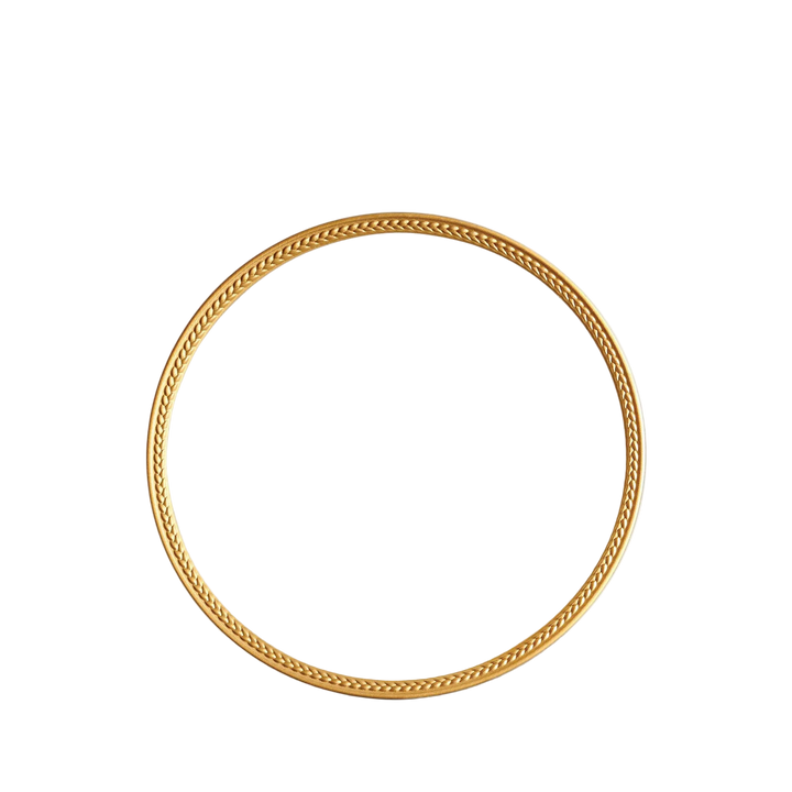 Soie Tresse Gold Dinner Plate